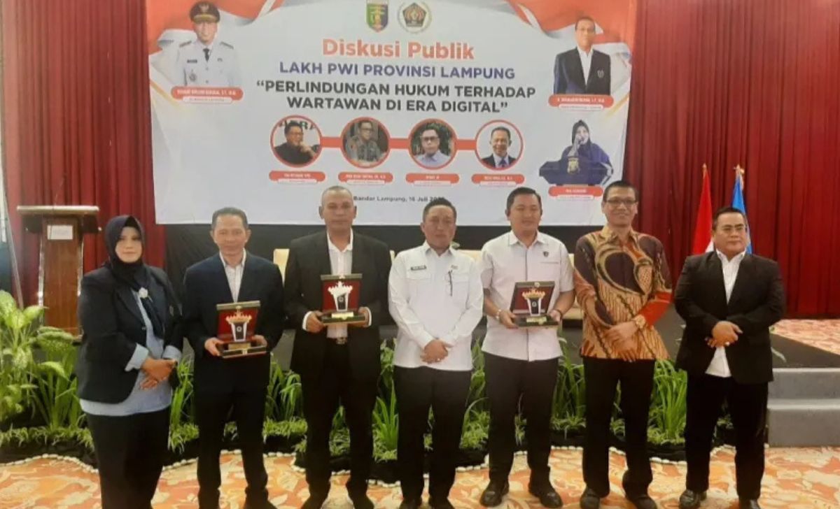 Diskusi Publik LAKH PWI Lampung Soroti Perlindungan Hukum Wartawan di Era Digital